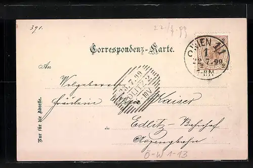 AK Wien, Blick auf das Rathaus