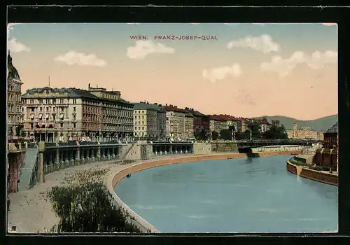 AK Wien, Partie am Franz-Josef-Quai