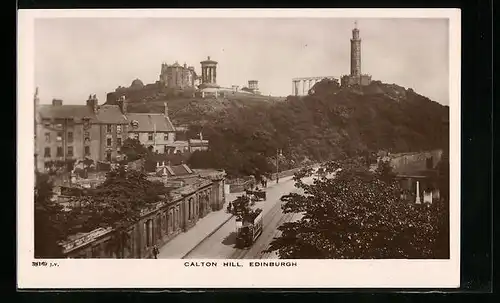 AK Edinburgh, Calton Hill with Tramway