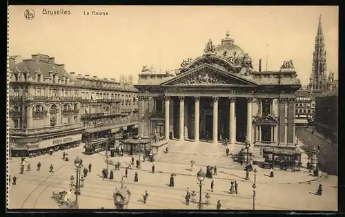 AK Bruxelles, la Bourse et Tramways