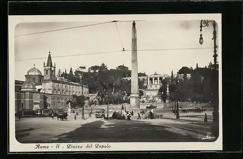 AK Roma, Piazza del Popolo e Tramway