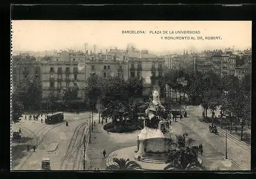 AK Barcelona, Plaza de la Universidad, Tramway