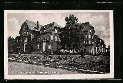 AK Schierke / Harz, Hotel Heinrich-Heine
