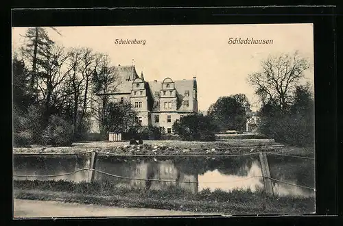 AK Schledehausen, Partie an der Schelenburg