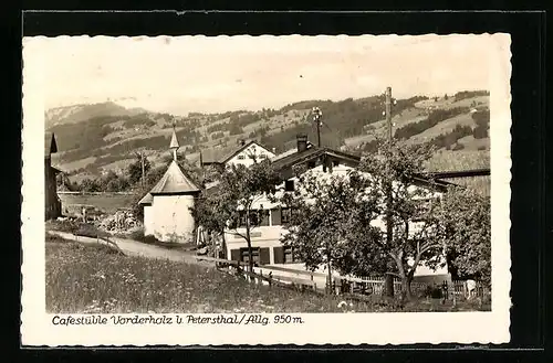 AK Petersthal / Allgäu, Caféstüble Vorderholz