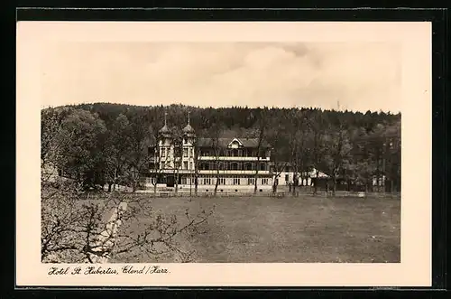 AK Elend / Harz, Hotel St. Hubertus