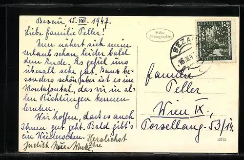 AK Vorarlberger Volkstrachten, Paare in Trachten aus dem Bregenzerwald