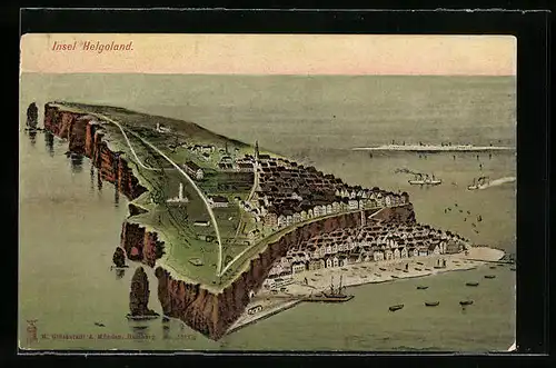 AK Helgoland, Inselpanorama
