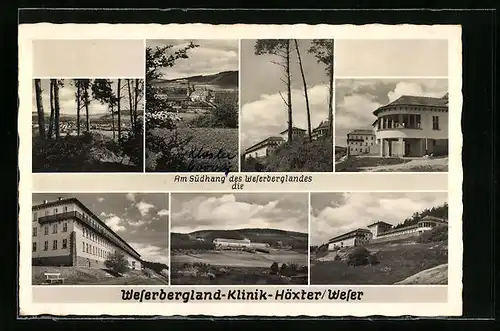 AK Höxter / Weser, Weserbergland-Klinik, Mehrfachansichten