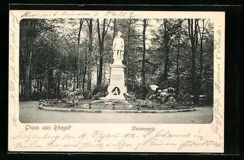 AK Rheydt, Denkmal im Kaiserpark