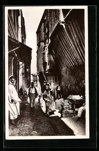AK Alger, Rue Arabe de la Casbah