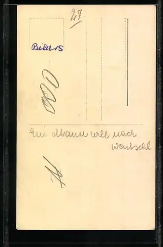 AK Schauspieler Carl Ludwig Diehl raucht eine Zigarette, Autograph