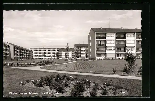 AK Rheinhausen, neues Stadtkerngebiet, Siedlung