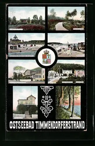 AK Timmendorferstrand, Hotel Waldesruh, B. Schramms Kurhotel, Hotel Dryade