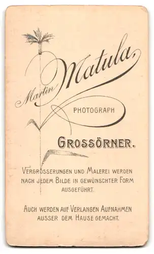 Fotografie Martin Matula, Grossörner, Junge Dame mit hochgestecktem Haar