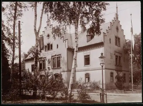 Fotografie Brück & Sohn Meissen, Ansicht Freiberg, Lindenhaus am Albertpark