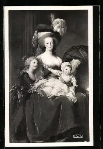 AK Marie-Antoinette et ses Enfants