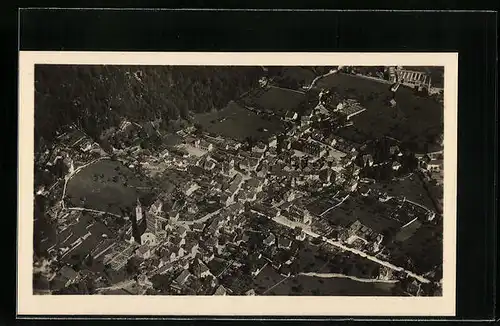 AK Altdorf, Fliegeraufnahme vom Ort