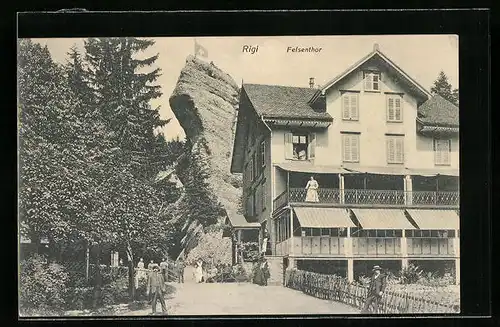 AK Rigi, Wohnhaus am Felsenthor