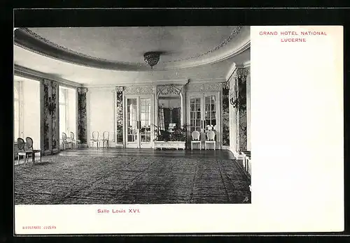 AK Lucerne, Grand Hotel National, Salle Louis XVI.