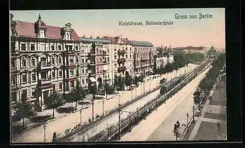 AK Berlin, Kleiststrasse, Nollendorfplatz aus der Vogelschau
