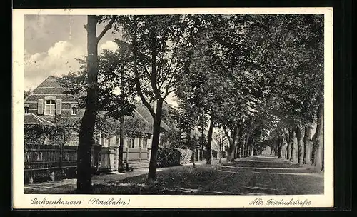 AK Sachsenhausen /Nordbahn, Alte Friedrichstrasse