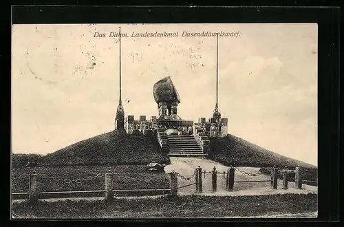 AK Dusenddüwelswarf, Das Dittm. Landesdenkmal