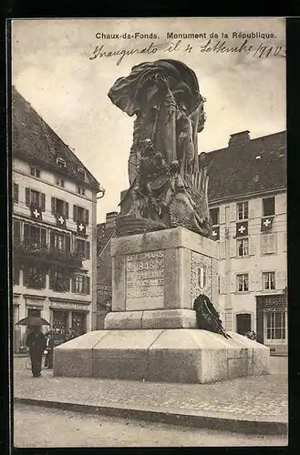 AK Chaux-de-Fonds, Monument de la République