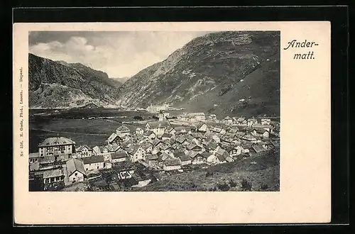 AK Andermatt, Teilansicht