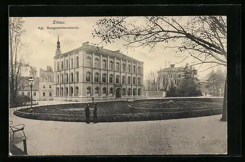 AK Zittau, Königliche Baugewerkenschule