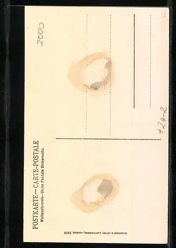 AK Hamburg-Neustadt, Brand der Michaeliskirche 1906