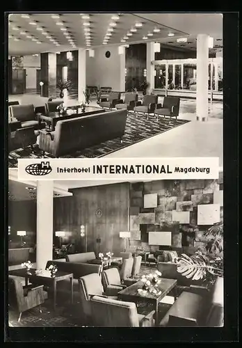 AK Magdeburg, Interhotel International, Innenansichten