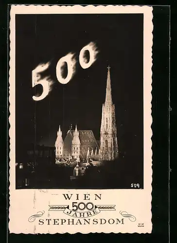 AK Wien, Stephansdom zum 500jährigen Jubiläum