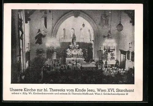 AK Wien, Unsere Kirche zur hl. Theresia vom Kinde Jesu, Starchant
