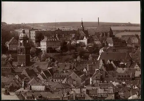 Fotografie Brück & Sohn Meissen, Ansicht Meissen i. Sa., Blick auf die Altstadt auf die Fürstenschule