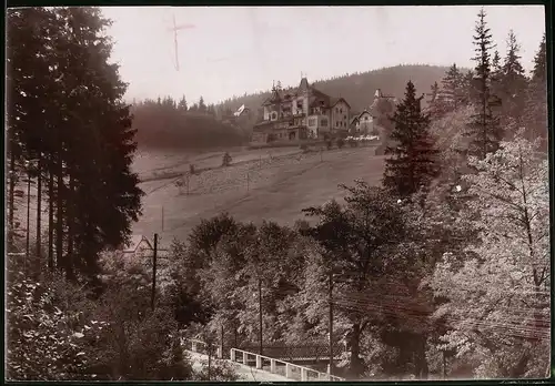 Fotografie Brück & Sohn Meissen, Ansicht Bärenfels i, Erzg., Blick nach dem Hotel Kaiserhof