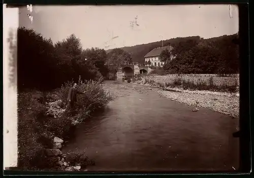 Fotografie Brück & Sohn Meissen, Ansicht Bad Lauterberg, Hotel Scharzfels am Ufer der Oder