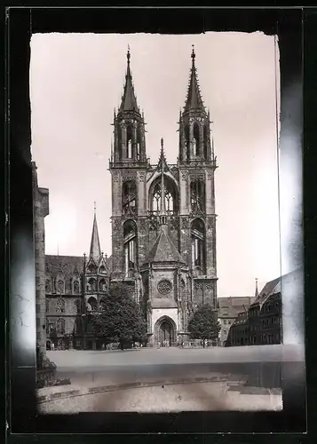 Fotografie Brück & Sohn Meissen, Ansicht Meissen i. Sa., Blick auf den Dom, Frontansicht