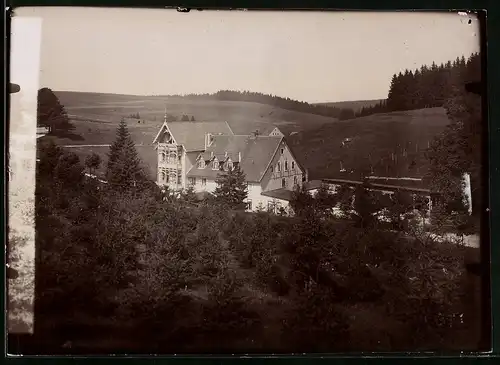 Fotografie Brück & Sohn Meissen, Ansicht Zellerfeld, Blick auf das Kurhaus Wegemühle