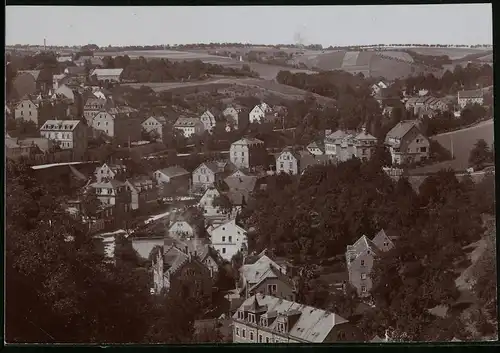 Fotografie Brück & Sohn Meissen, Ansicht Meissen i. Sa., Blick auf die Wohnhäuser im Meisatal