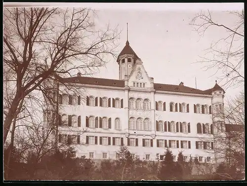 Fotografie Brück & Sohn Meissen, Ansicht Waldenburg i. Sa., Blick auf das Fürstliche Schloss