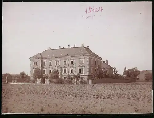 Fotografie Brück & Sohn Meissen, Ansicht Lausigk, Blick auf das Amtsgericht