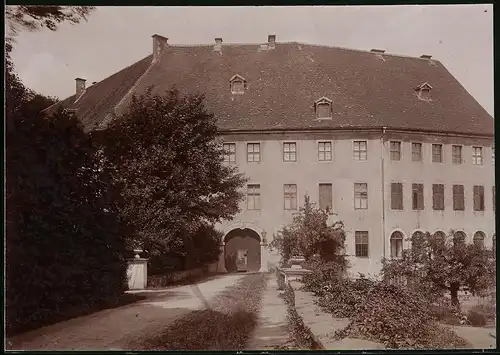 Fotografie Brück & Sohn Meissen, Ansicht Oederan, Blick auf das Schloss Börnichen