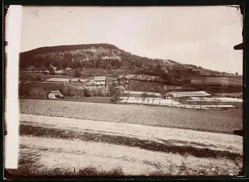 Fotografie Brück & Sohn Meissen, Ansicht Bleicherode a. H., Blick nach dem Windoltskopf und der Löwenburg