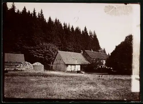 Fotografie Brück & Sohn Meissen, Ansicht Bad Lauterberg, Blick auf das Forsthaus Kupferhütte