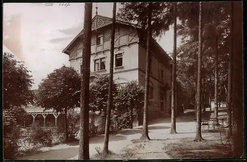 Fotografie Brück & Sohn Meissen, Ansicht Kamenz i. Sa., Partie am Hutberghotel