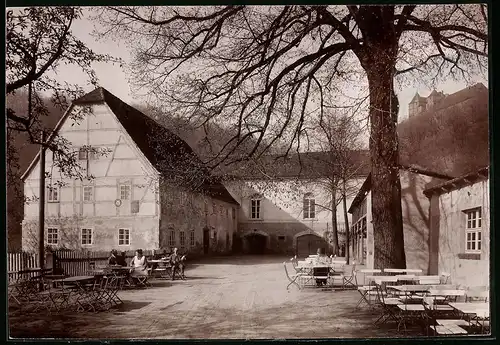 Fotografie Brück & Sohn Meissen, Ansicht Scharfenberg, Gasthaus Elbgasthof