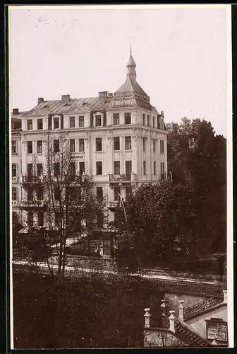 Fotografie Brück & Sohn Meissen, Ansicht Karlsbad, Gartenzeile Beethoven