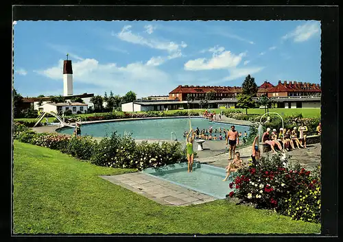 AK Gaarden /Kiel, Sommerbad Katzheide