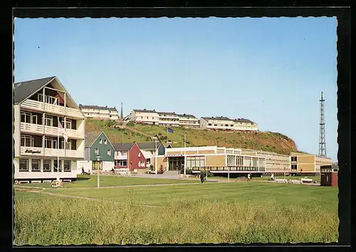 AK Helgoland, Kurpromenade und Biologische Anstalt